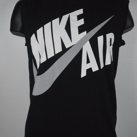 Nike | Shirts | Nike Air Singlet Top Slim Fit Mens S Blackwhite 570 |  Poshmark